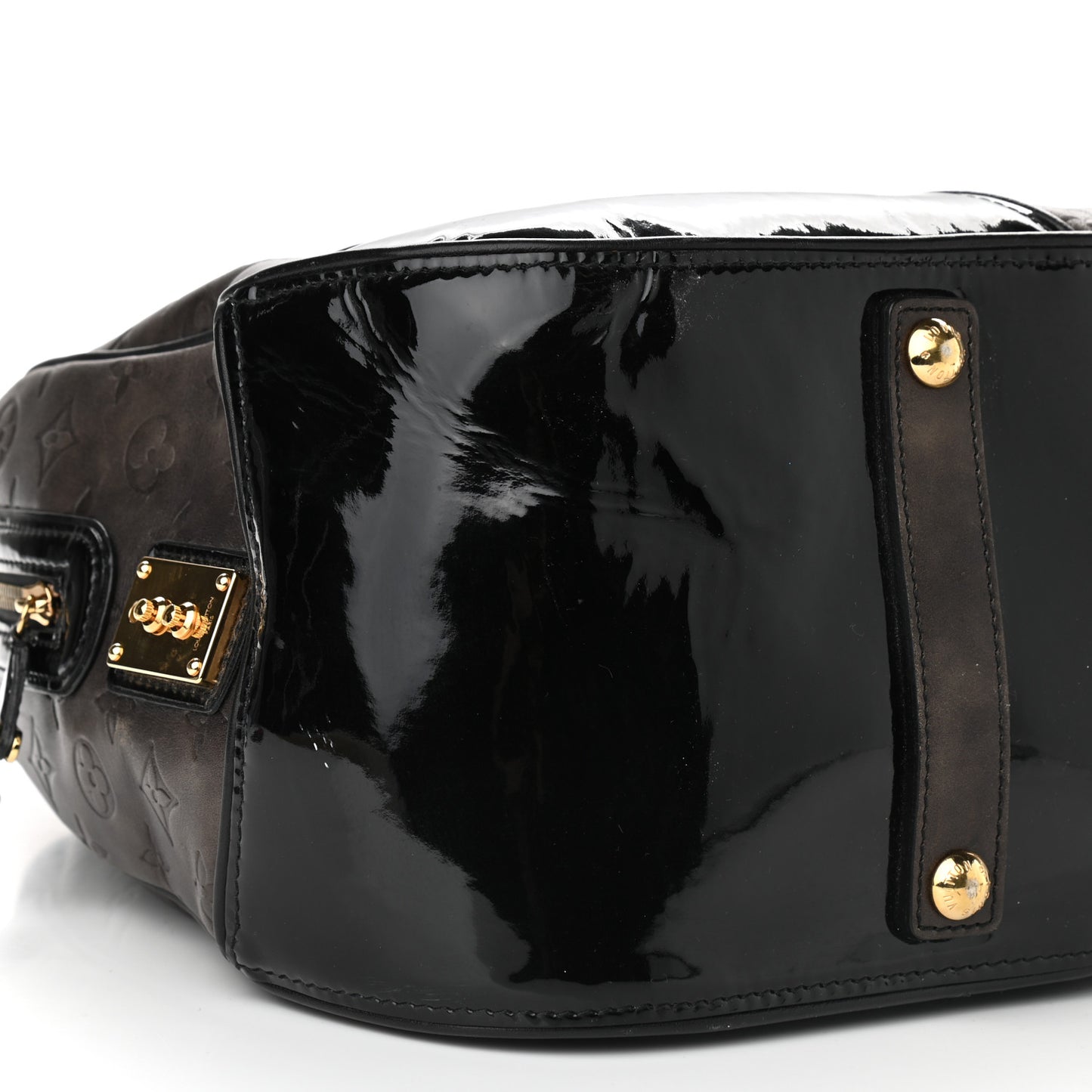 Monogram Embossed Cuir Alizee Gris