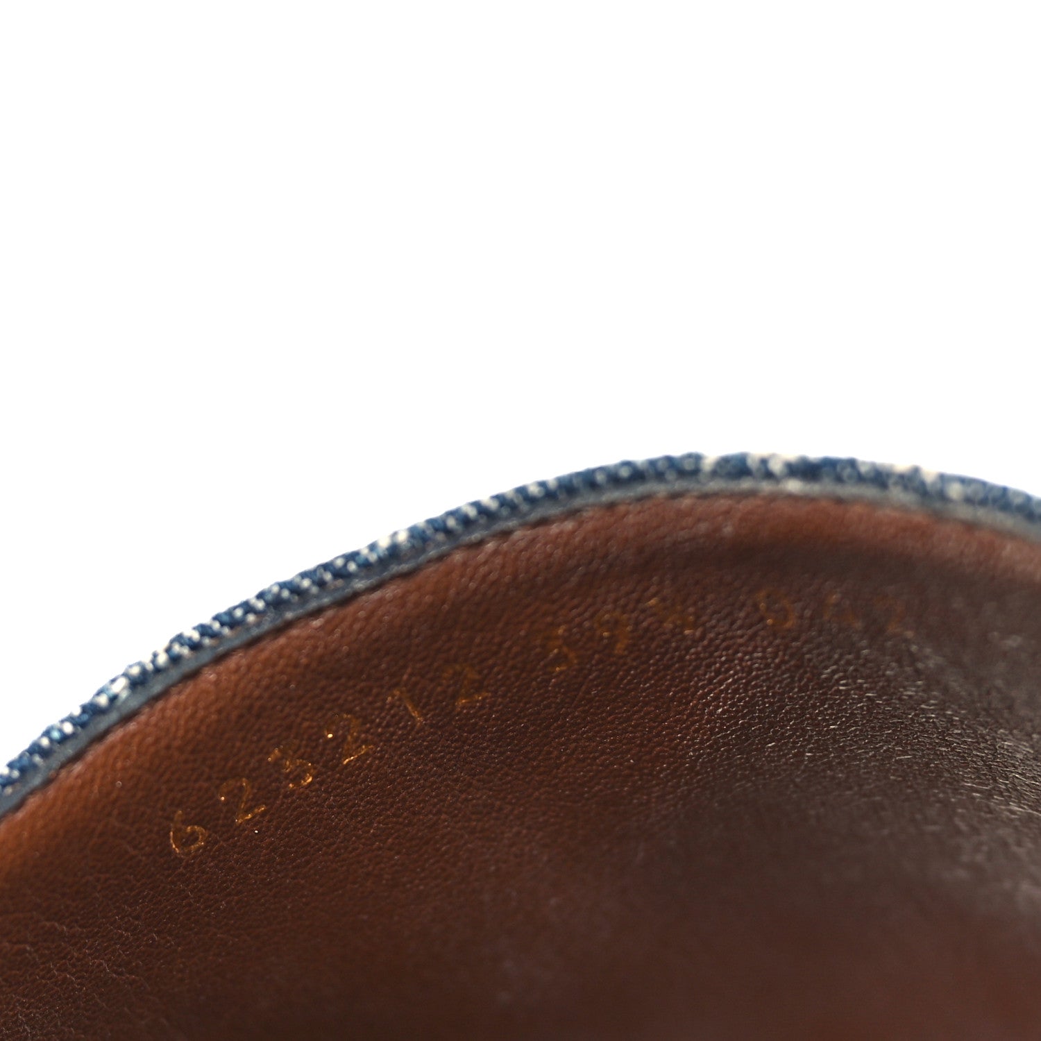 Gucci New Denim GG Monogram Angelina Platform 55mm Slide Sandals 39.5 Blue Tea 8 of 9