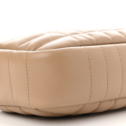 Burberry Lambskin Quilted Mini Lola Camera Bag Oat Beige 9 of 11