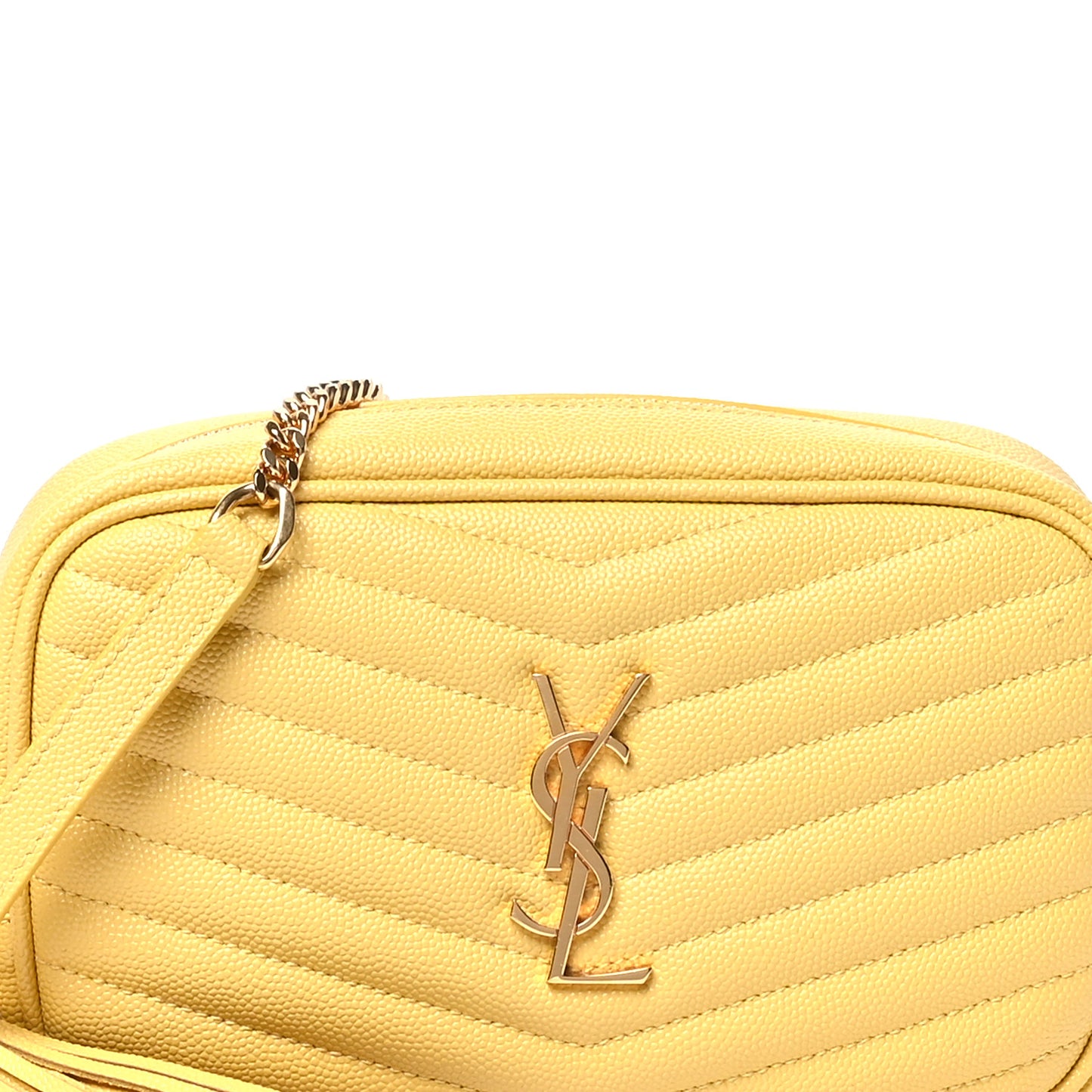 Grain De Poudre Matelasse Monogram Mini Lou Camera Bag Sunflower