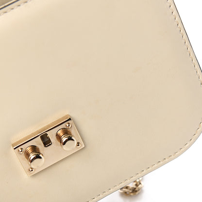 Valentino Garavani Vitello Small Glam Lock Rockstud Flap White 8 of 9