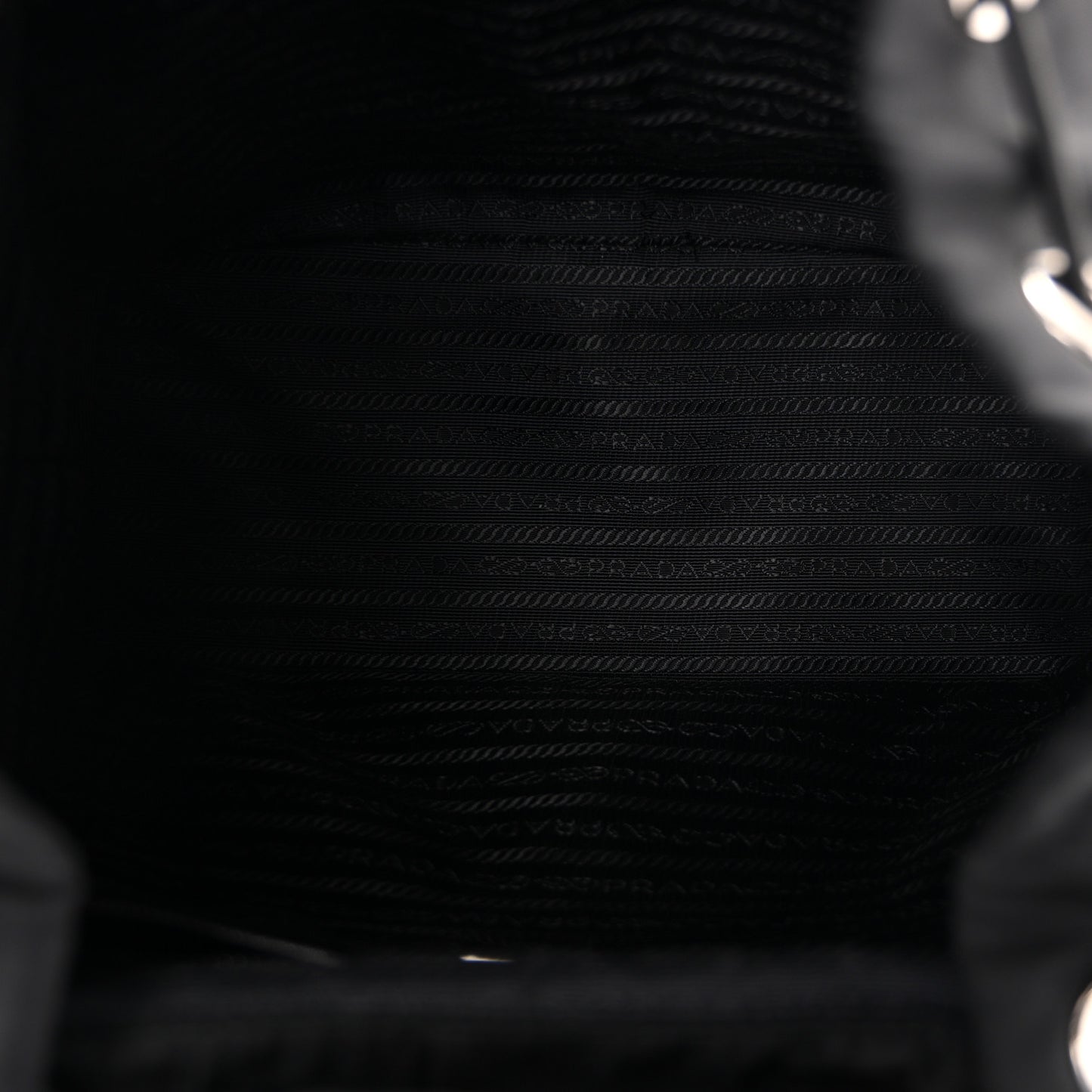 Tessuto Nylon Saffiano Vela Backpack Black
