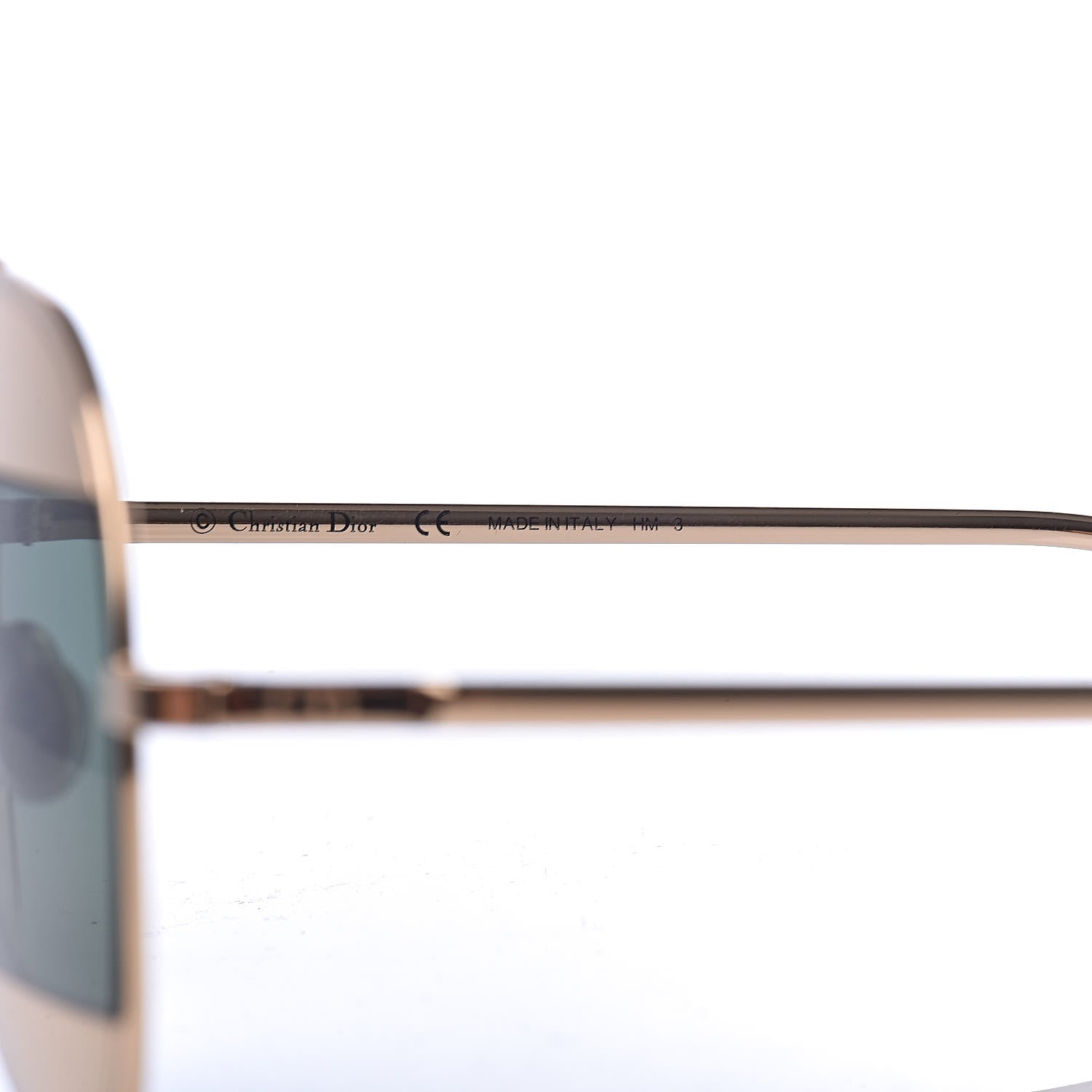 Christian Dior Split 1 Aviator Sunglasses Gold 5 of 8