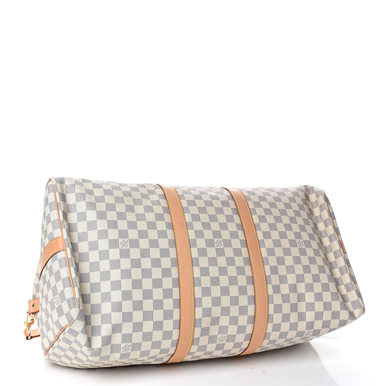 Louis Vuitton Damier Azur Keepall Bandouliere 55 4 of 14
