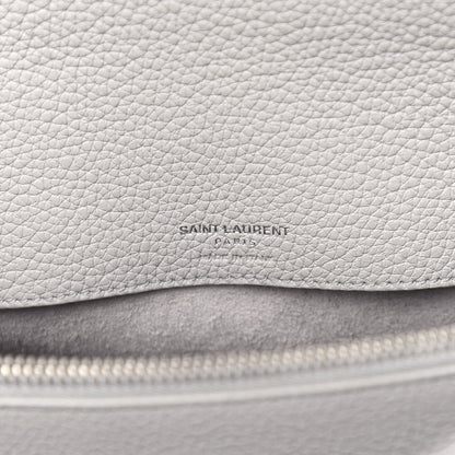 Saint Laurent Grained Calfskin Small Supple Sac De Jour Grey 7 of 13