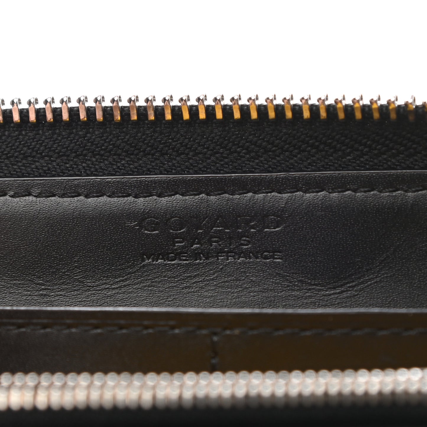 Goyardine Matignon Zip Around GM Wallet Black