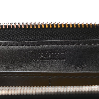 Goyard Goyardine Matignon Zip Around GM Wallet Black 6 of 8
