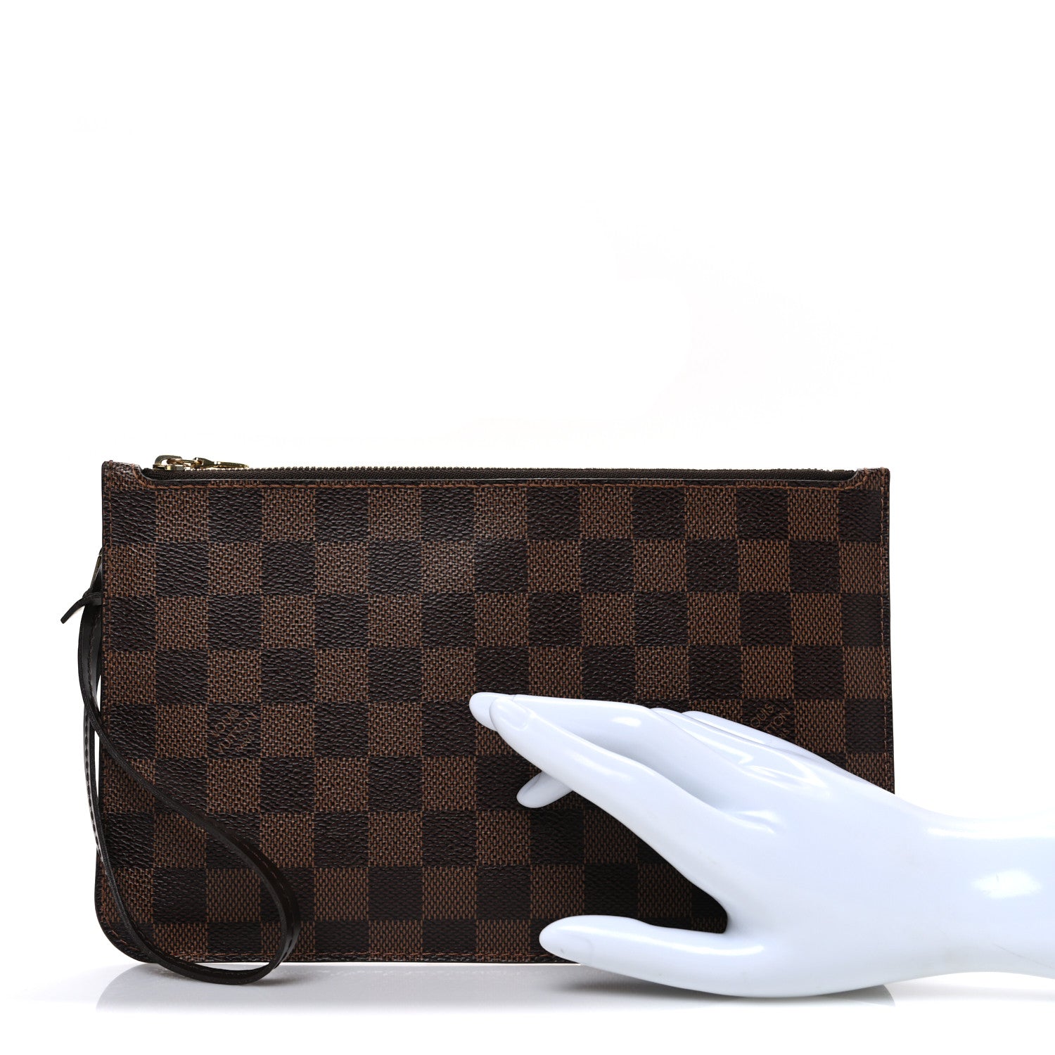 Louis Vuitton Damier Ebene Neverfull MM GM Pochette 2 of 7