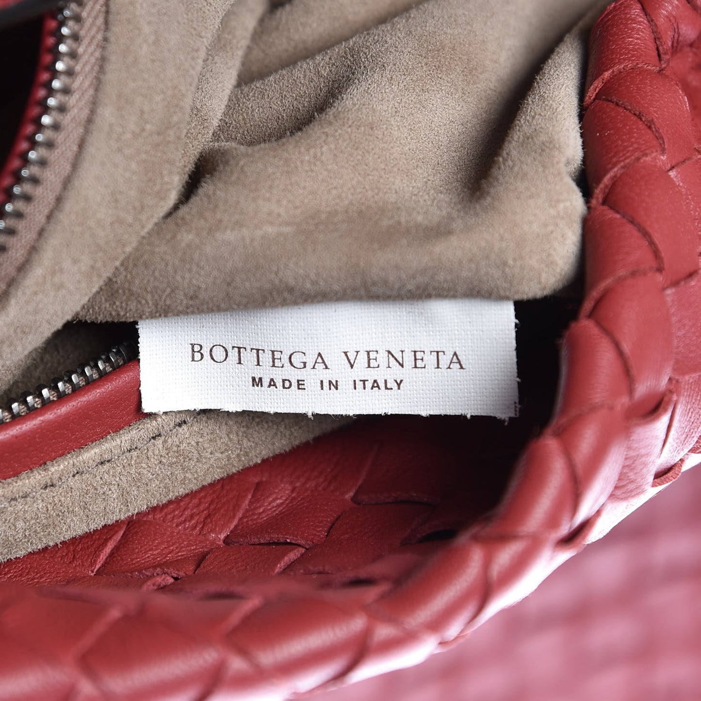 Nappa Intrecciato Large City Hobo Baccara Rose Nero