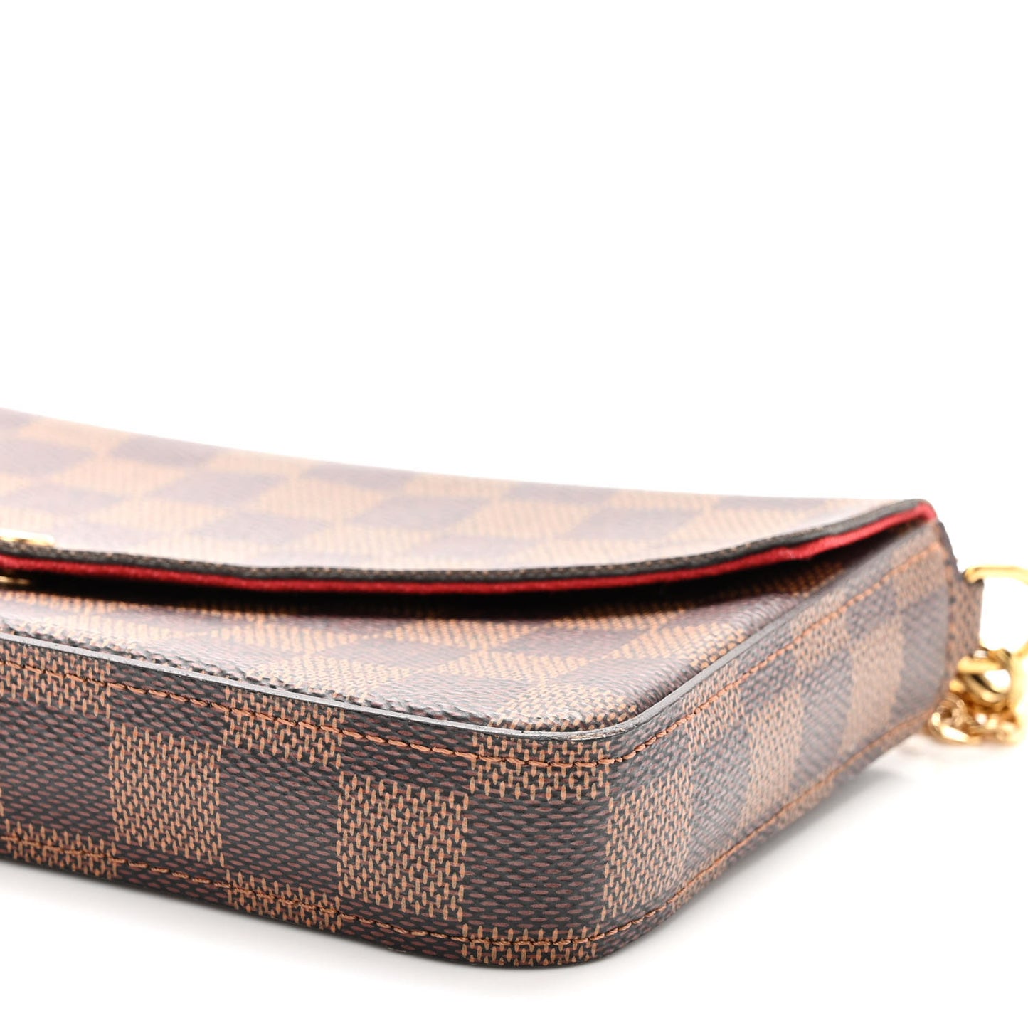 Damier Ebene Pochette Felicie Chain Wallet