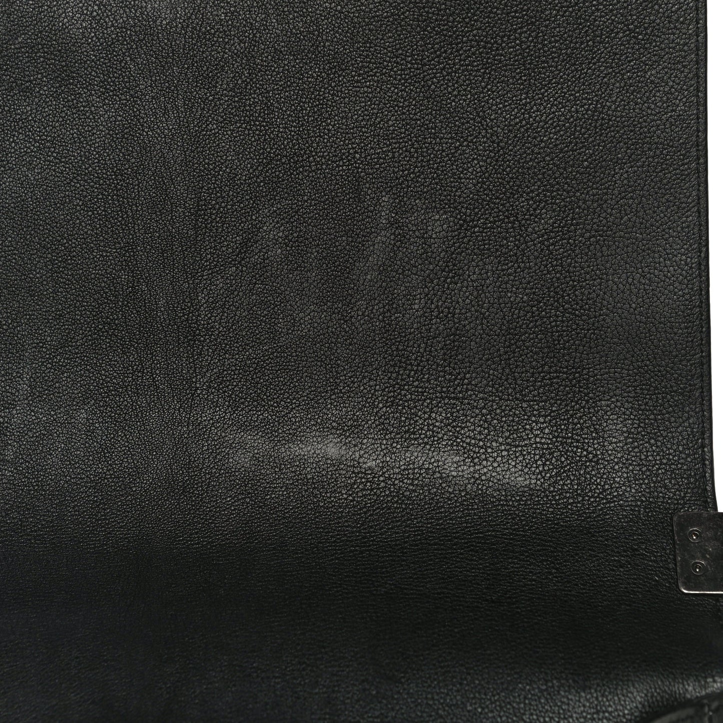 Grained Calfskin Quilted New Medium Boy Flap Black