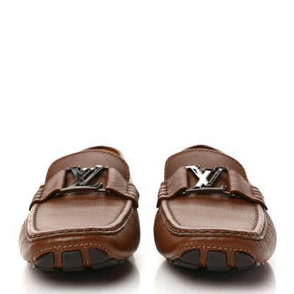 Louis Vuitton Calfskin Mens Monte Carlo Car Shoe Moccasin Loafers 8.5 Brown 2 of 8