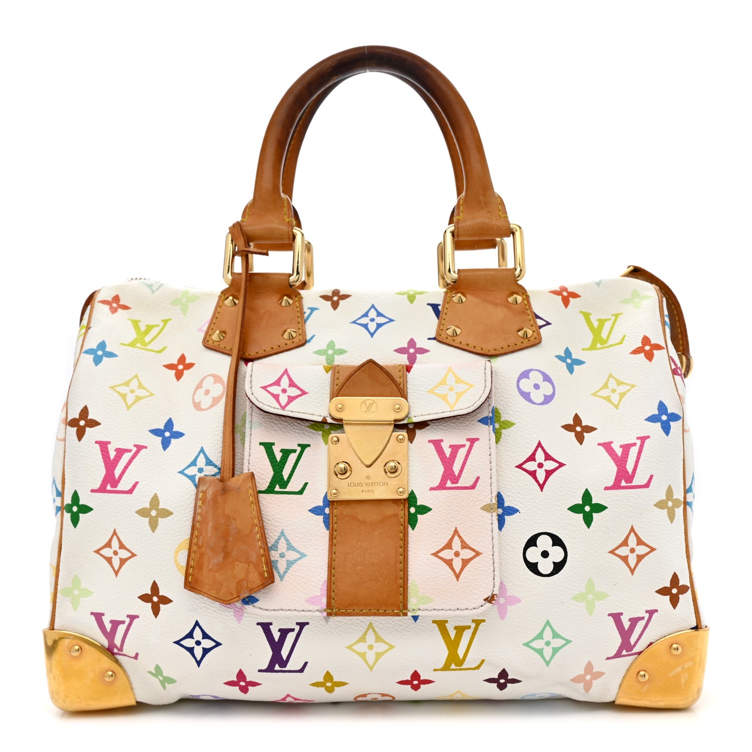 Louis Vuitton Monogram Multicolor Speedy 30 White 1 of 21