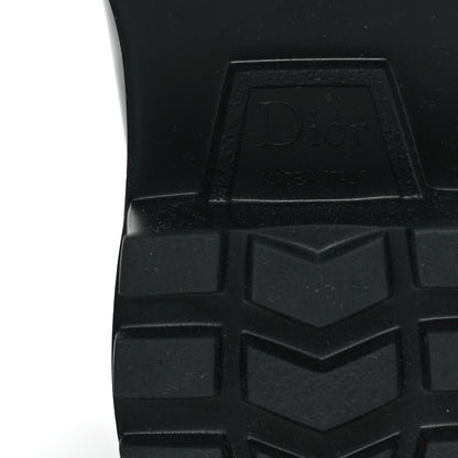 Christian Dior Brushed Calfskin Rubber Dior Code Cap Toe Lug Sole 15mm Loafers 35 Black 7 of 10