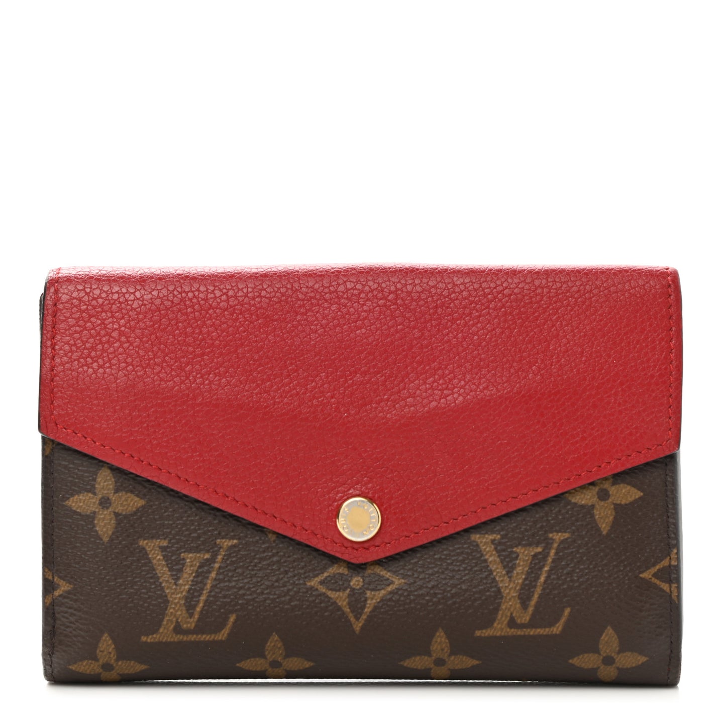 Monogram Pallas Compact Wallet Cherry