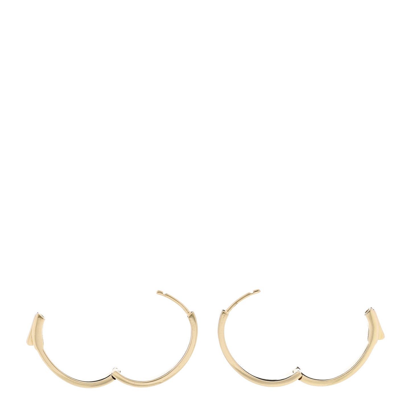 18K Yellow Gold Classic Meryl Hoop Earrings