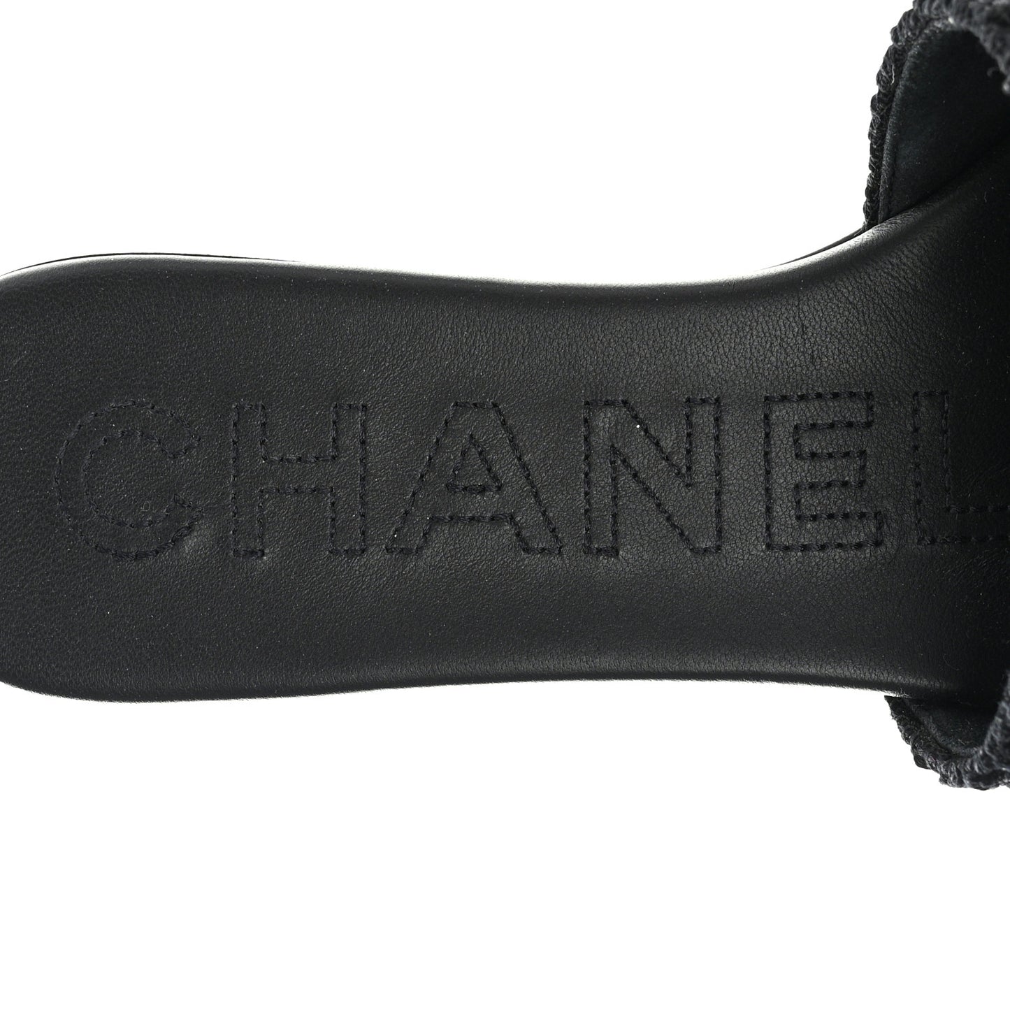 Crochet CC Mules Sandals 38 Black
