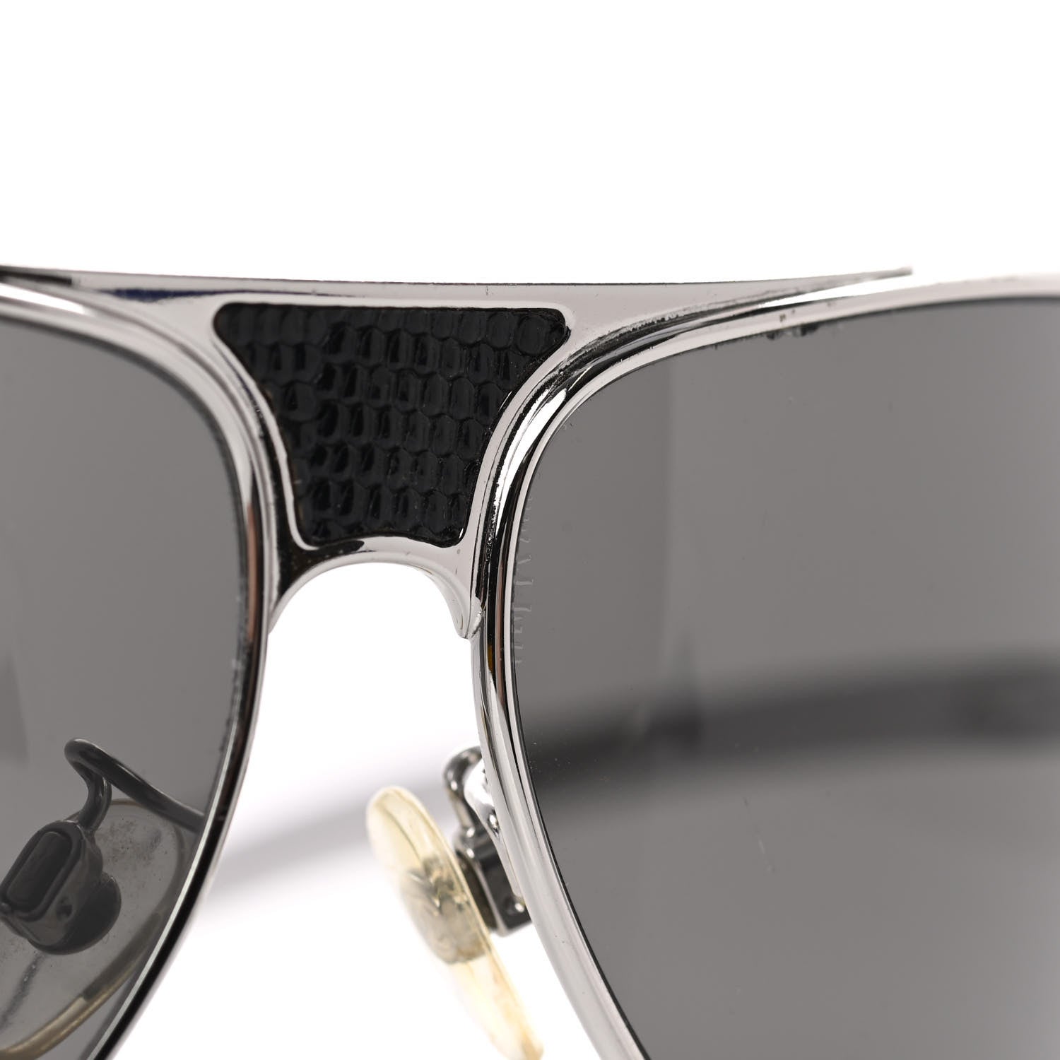 Chanel Metal Pilot Sunglasses 4140-Q Black 7 of 9