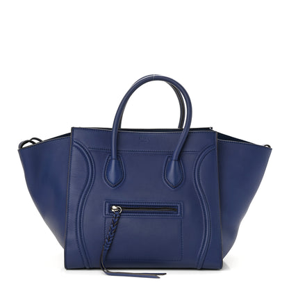 Celine Supple Calfskin Medium Phantom Luggage Indigo 1 of 9
