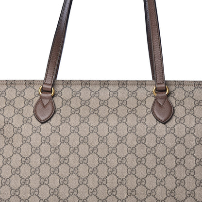 Gucci GG Supreme Monogram Medium Ophidia Shopping Tote Ebony 10 of 11