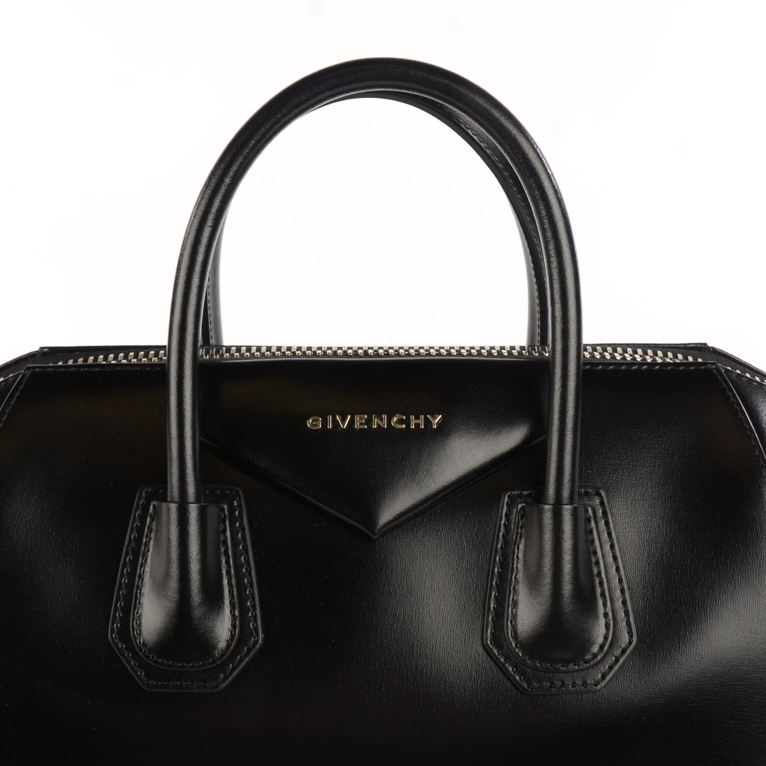Givenchy Shiny Lord Calfskin Medium Antigona Black 8 of 10