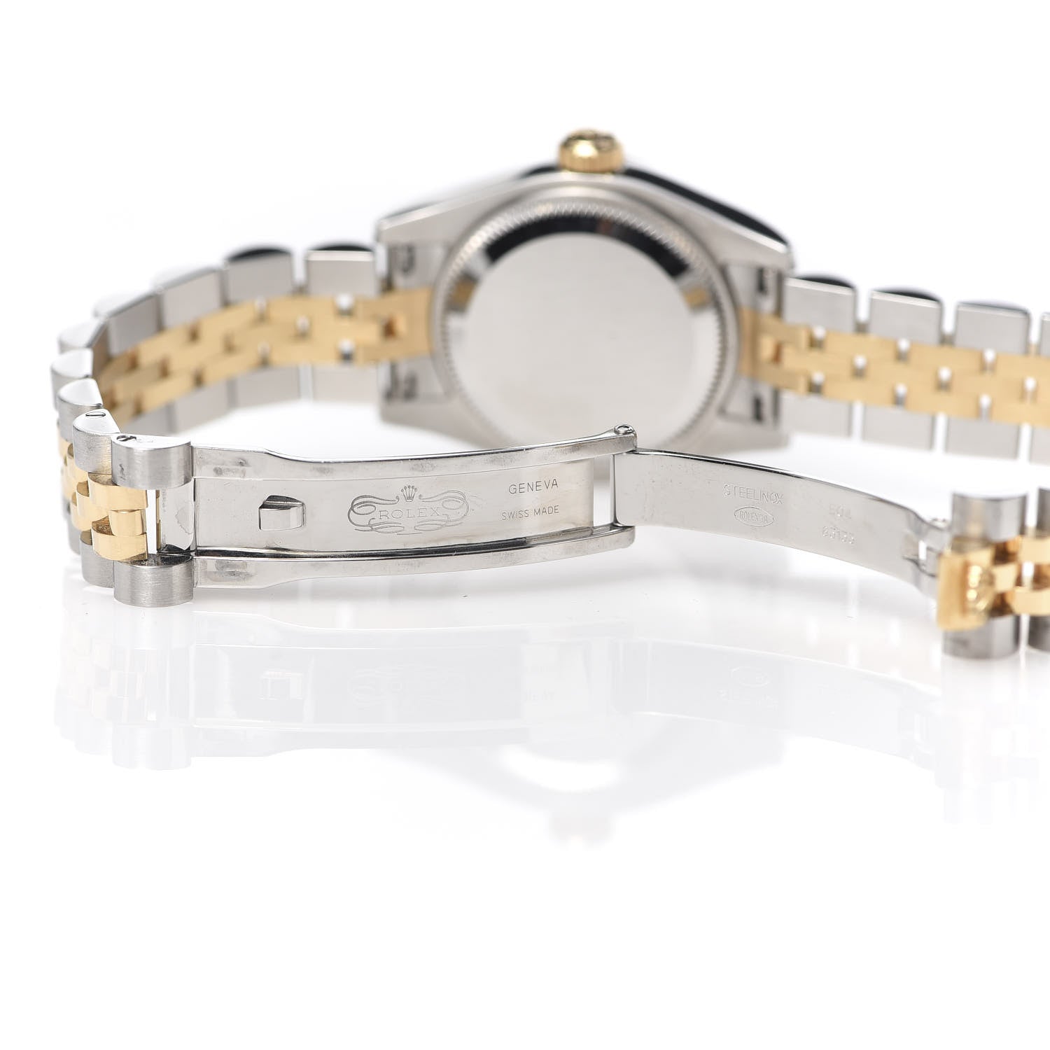 Rolex Stainless Steel 18K Yellow Gold 26mm Oyster Perpetual Datejust Watch Silver 179173 6 of 7