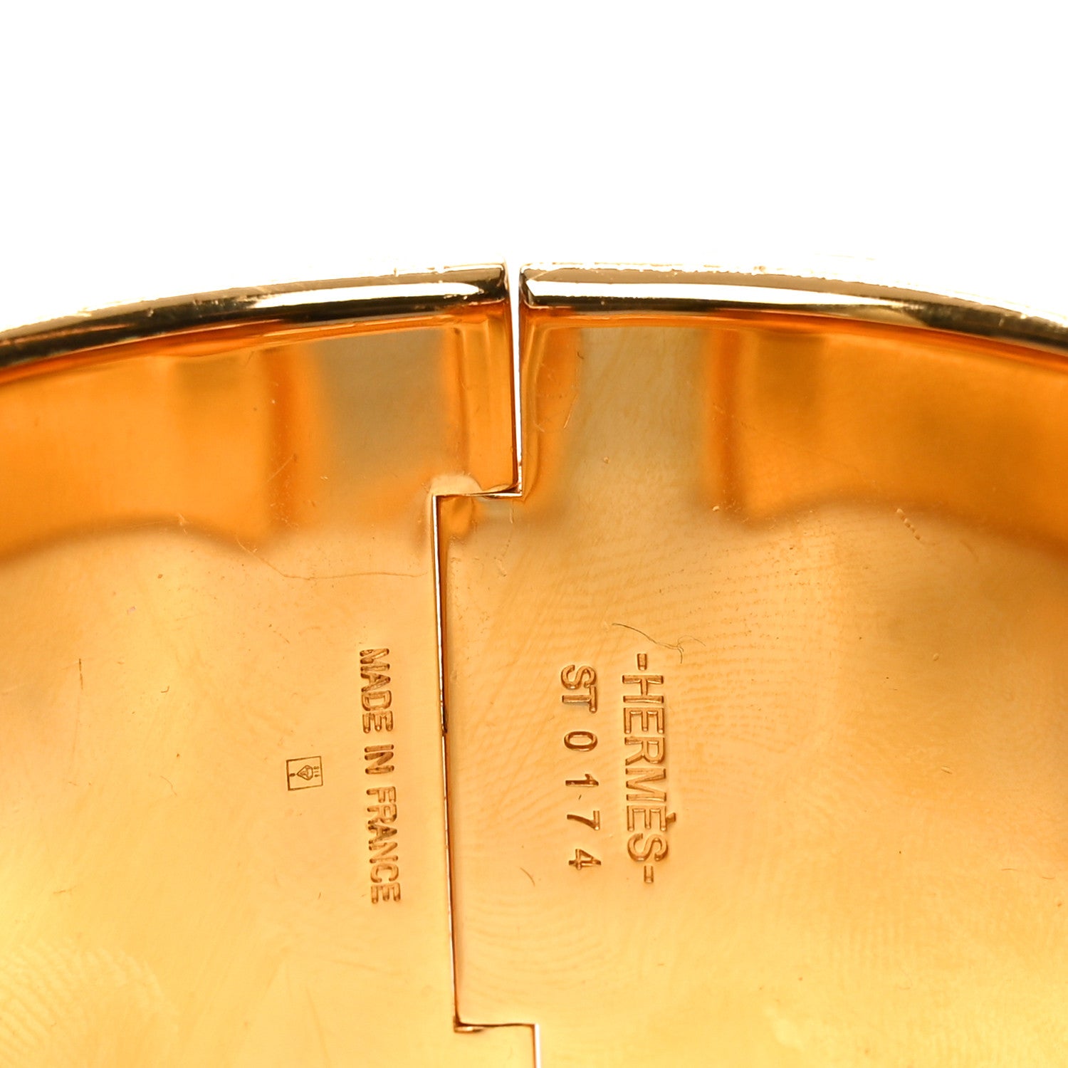 Hermes Enamel Extra Wide Clic Clac H Bracelet PM Black 4 of 4