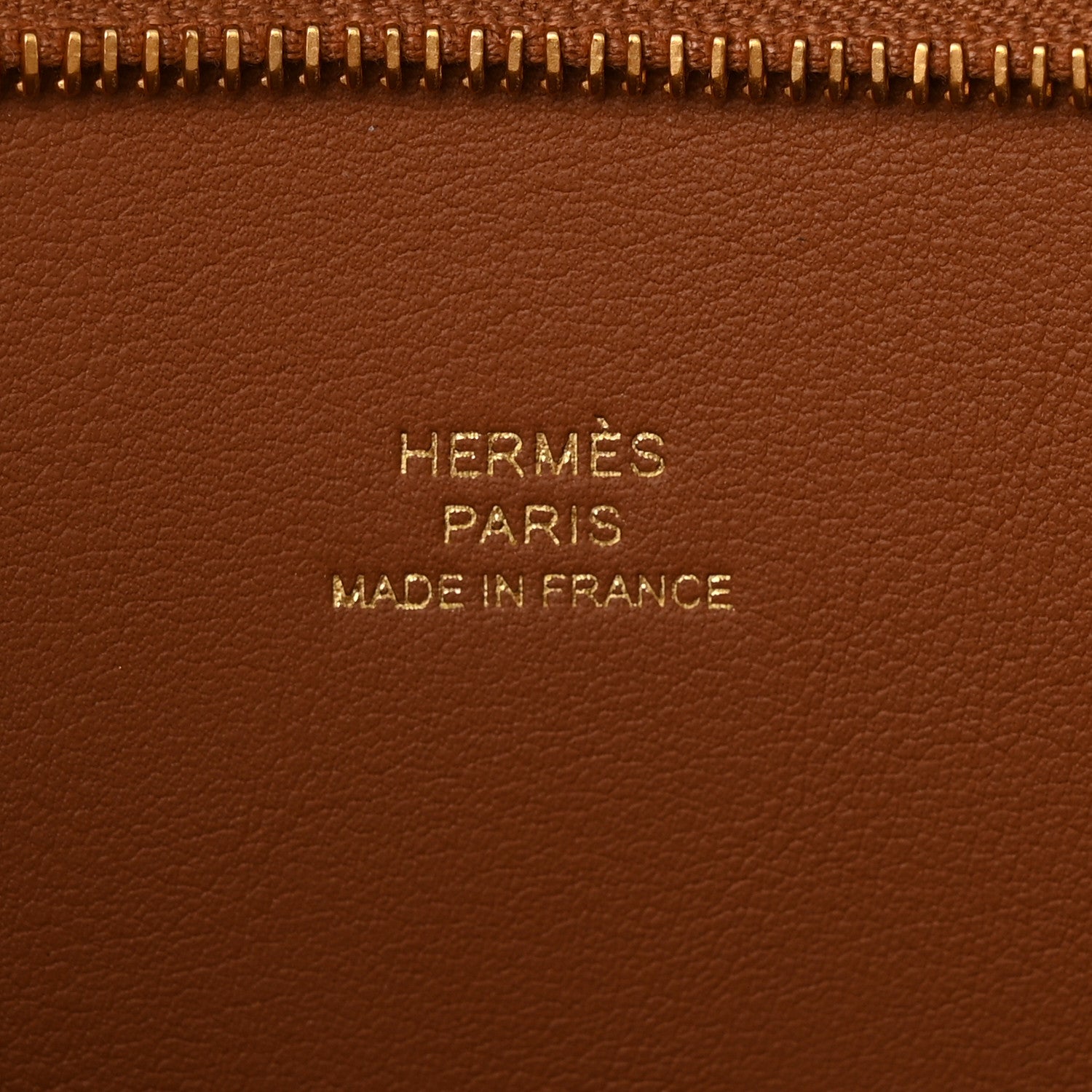 Hermes Swift Floral Printed Backpocket Pouch 25 Gold 6 of 7