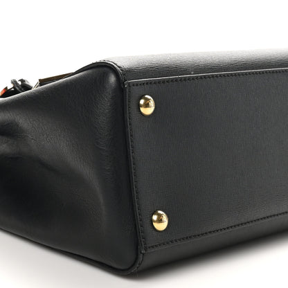 Fendi Vitello Elite Petite 2Jours Tote Black 9 of 10