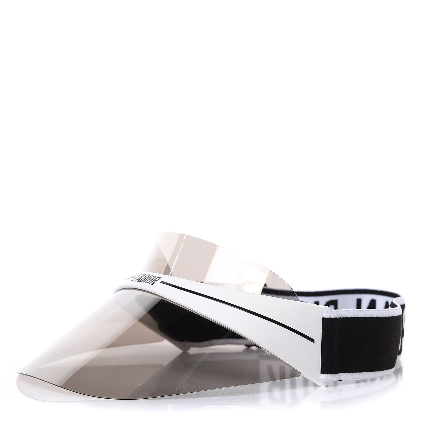 Christian Dior Mirrored DiorClub1 Sun Visor Silver 1 of 8
