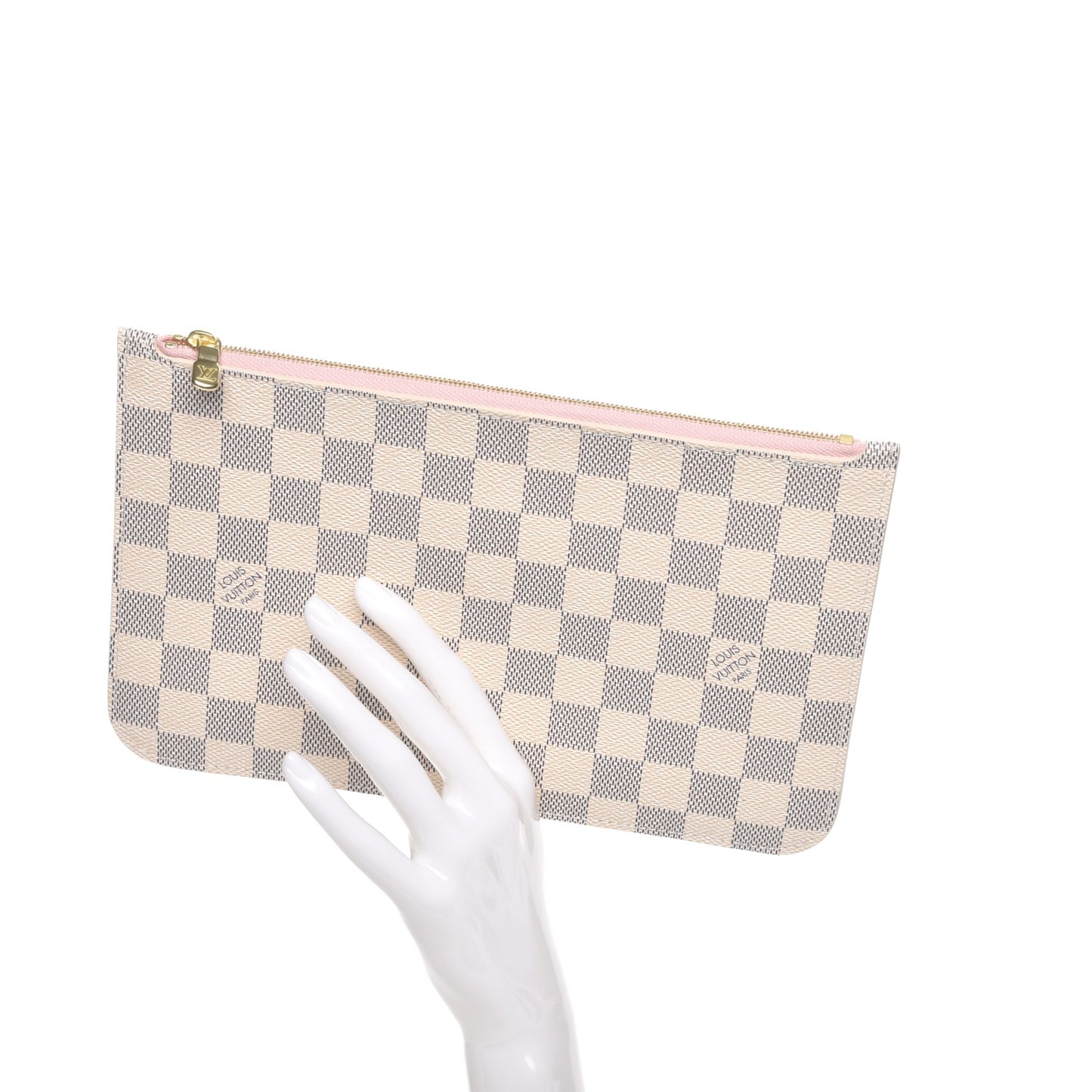 Damier Azur Neverfull MM GM Pochette Rose Ballerine