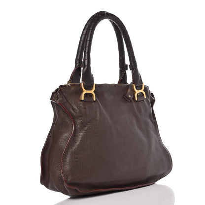 Chloe Calfskin Medium Marcie Satchel Truffle 3 of 13