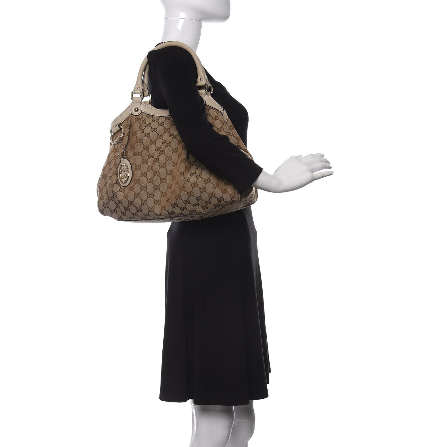 Monogram Medium Sukey Tote Off White