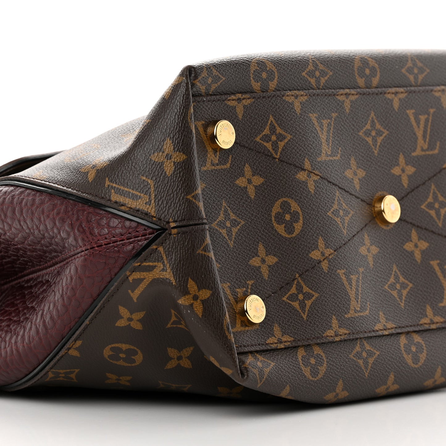 Ostrich Lizard Majestueux Tote MM Bordeaux