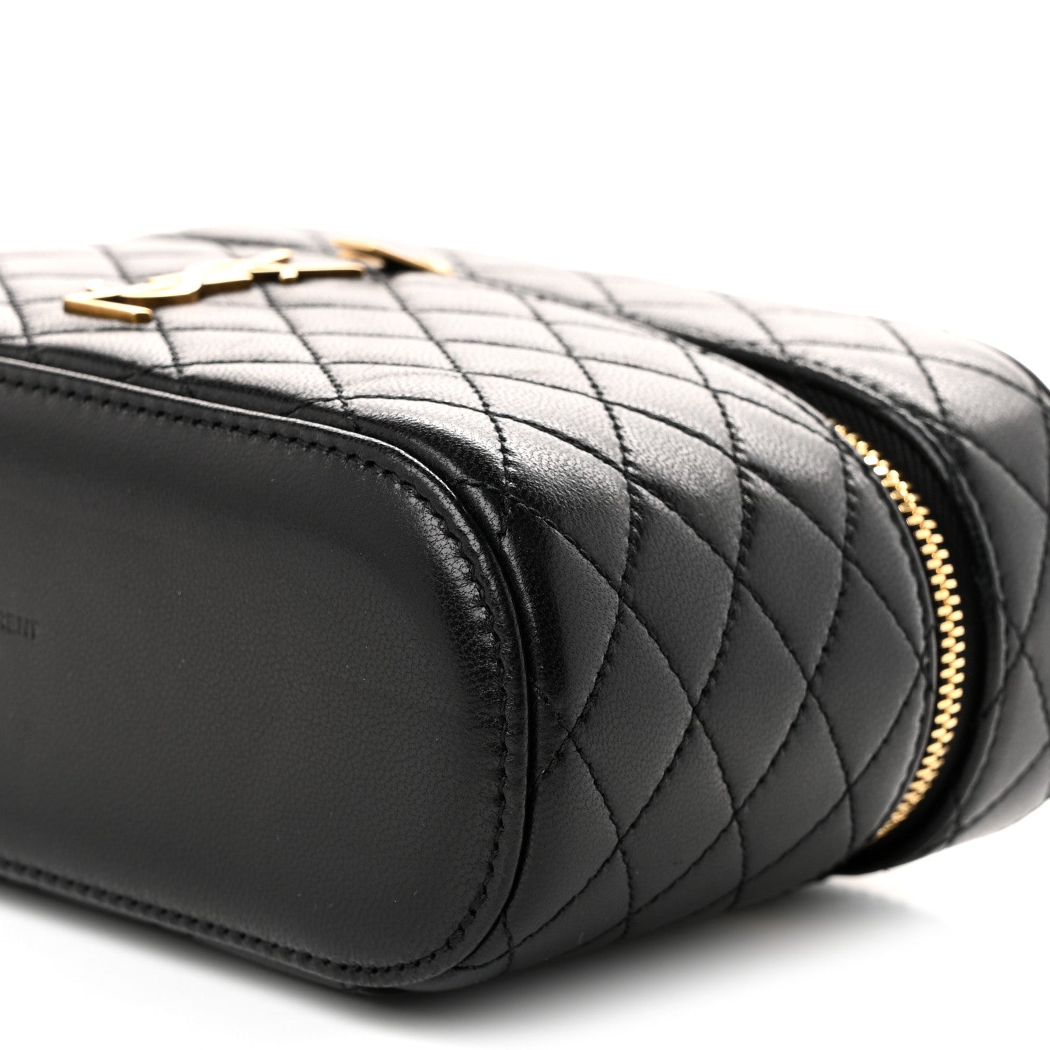 Saint Laurent Lambskin Quilted Mini Gaby Vanity Case Black 9 of 9
