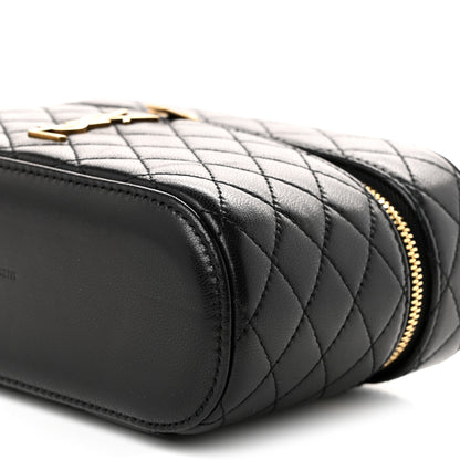 Saint Laurent Lambskin Quilted Mini Gaby Vanity Case Black 9 of 9