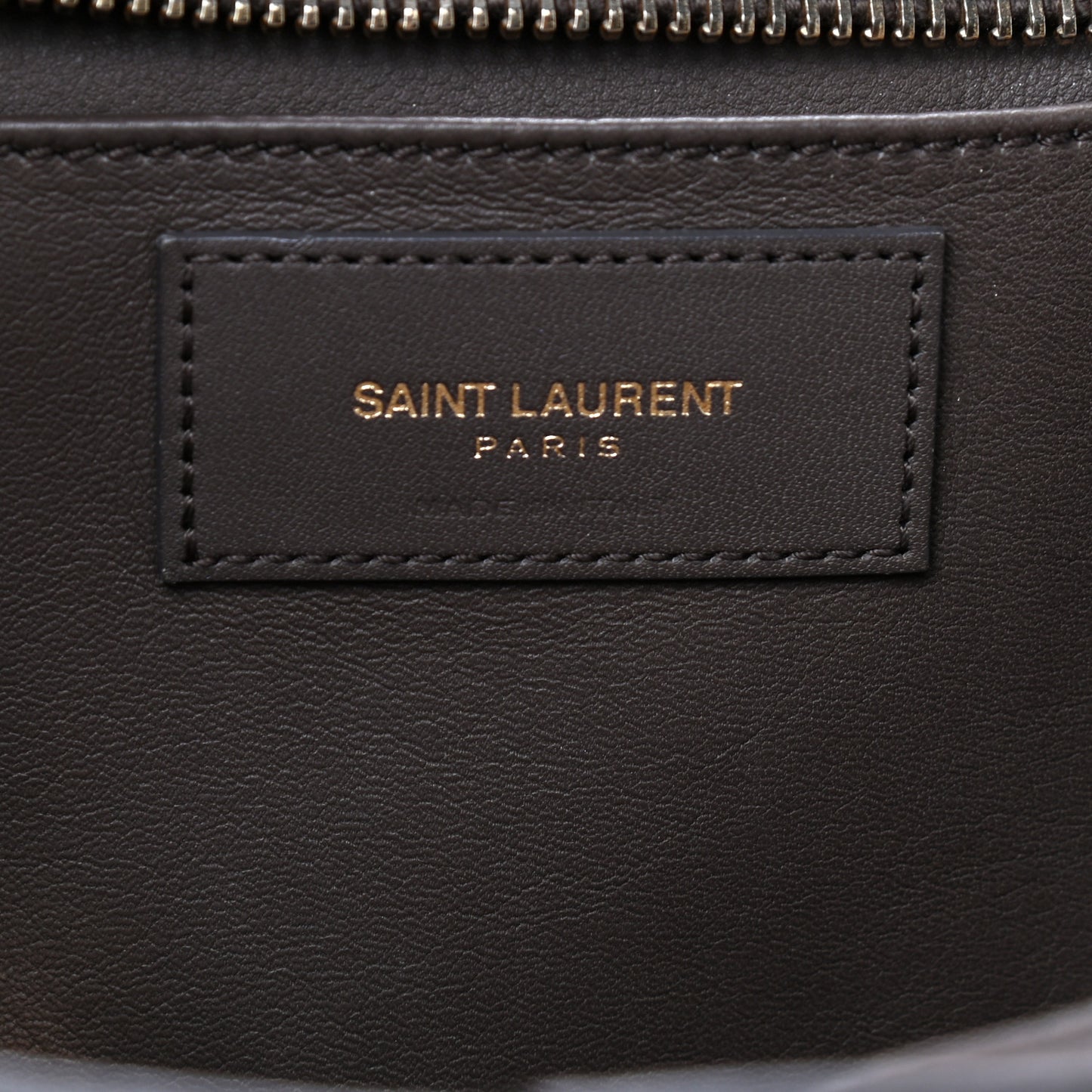 Calfskin Small Classic Y Cabas Gray