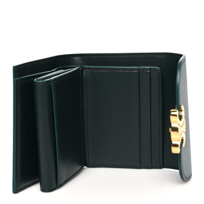 Celine Shiny Calfskin Small Triomphe Wallet Amazone 5 of 9