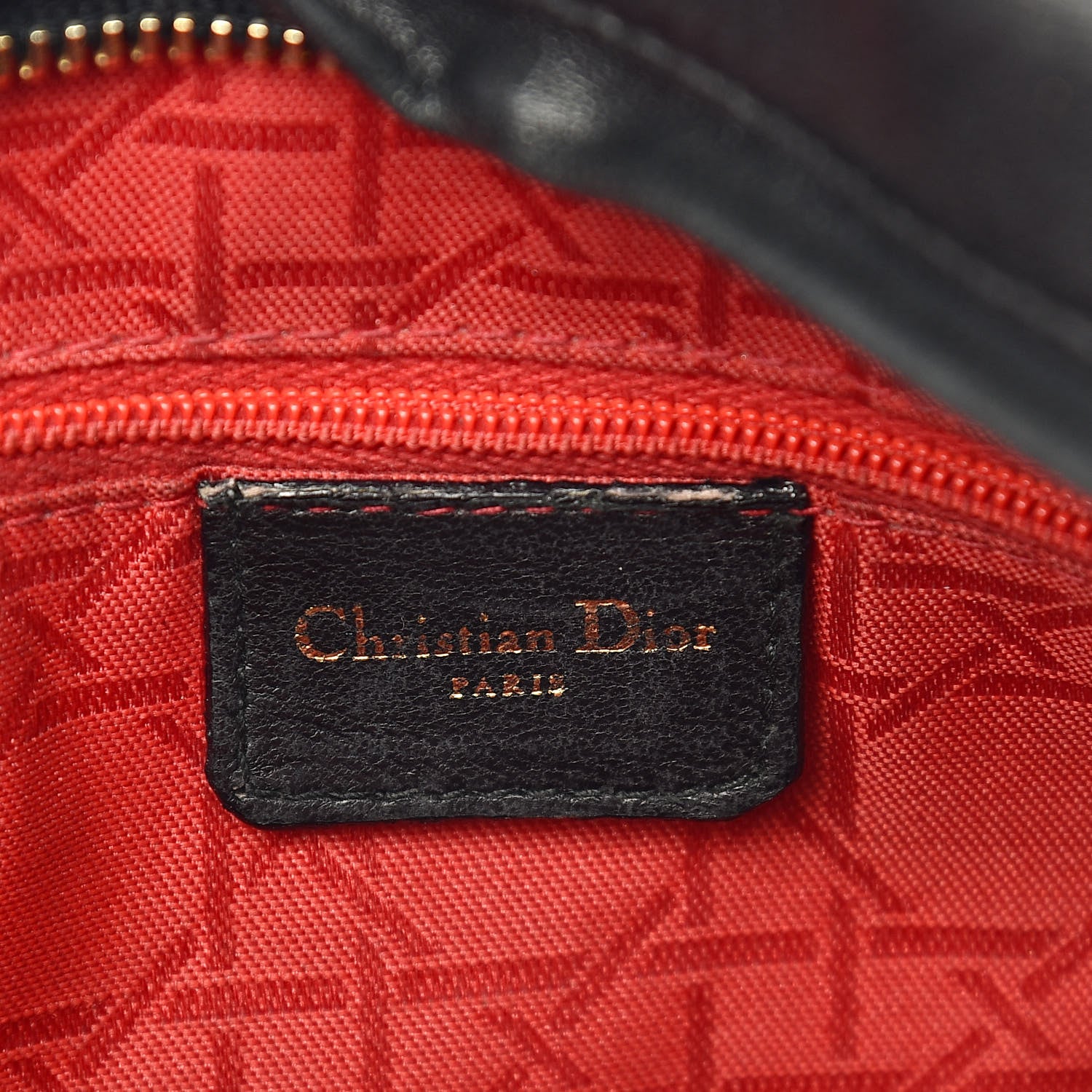 Christian Dior Lambskin Cannage Large Lady Dior Black 6 of 11