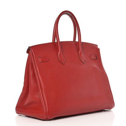 Hermes Togo Birkin 35 Rouge Garance 4 of 37