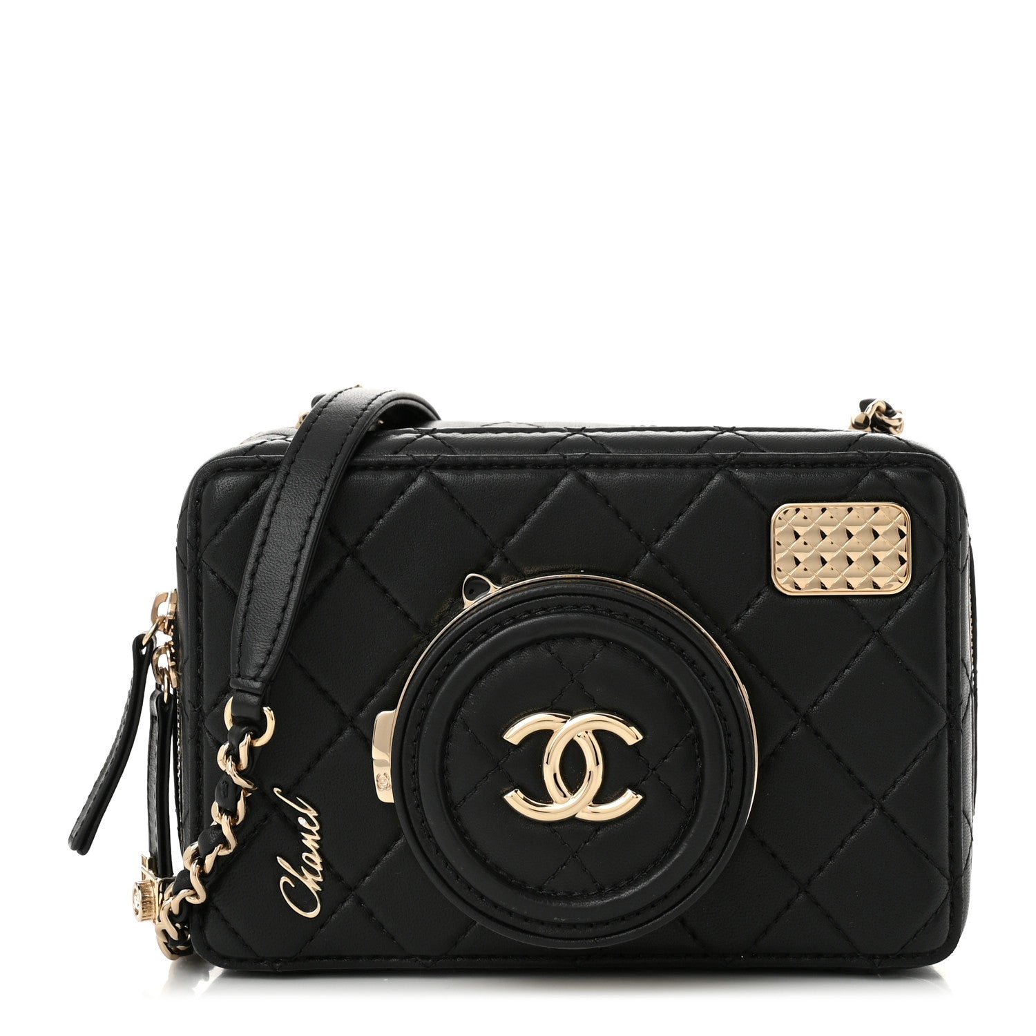 Chanel Lambskin Quilted Coco Click Bag Black 1 of 10