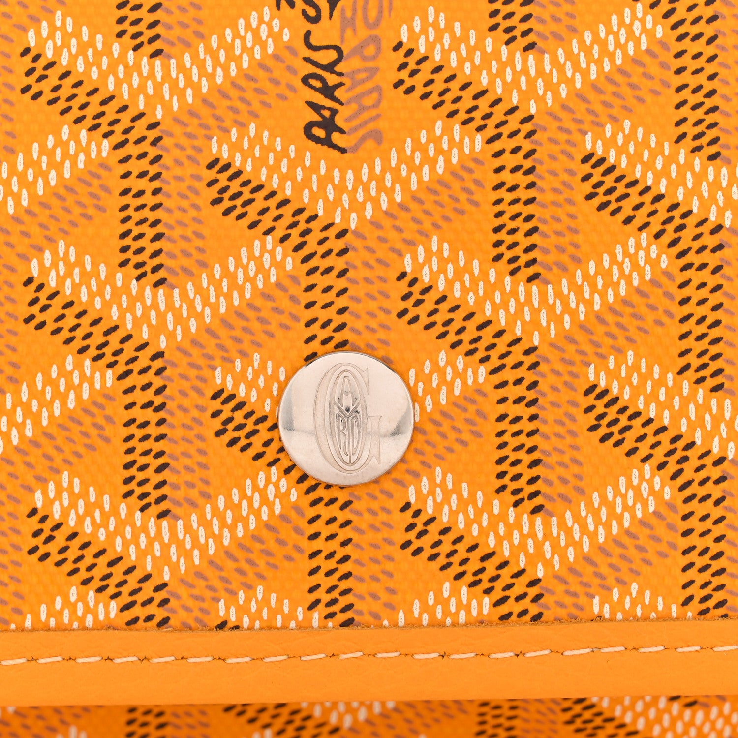 Goyard Goyardine Plumet Wallet Clutch Yellow 11 of 11