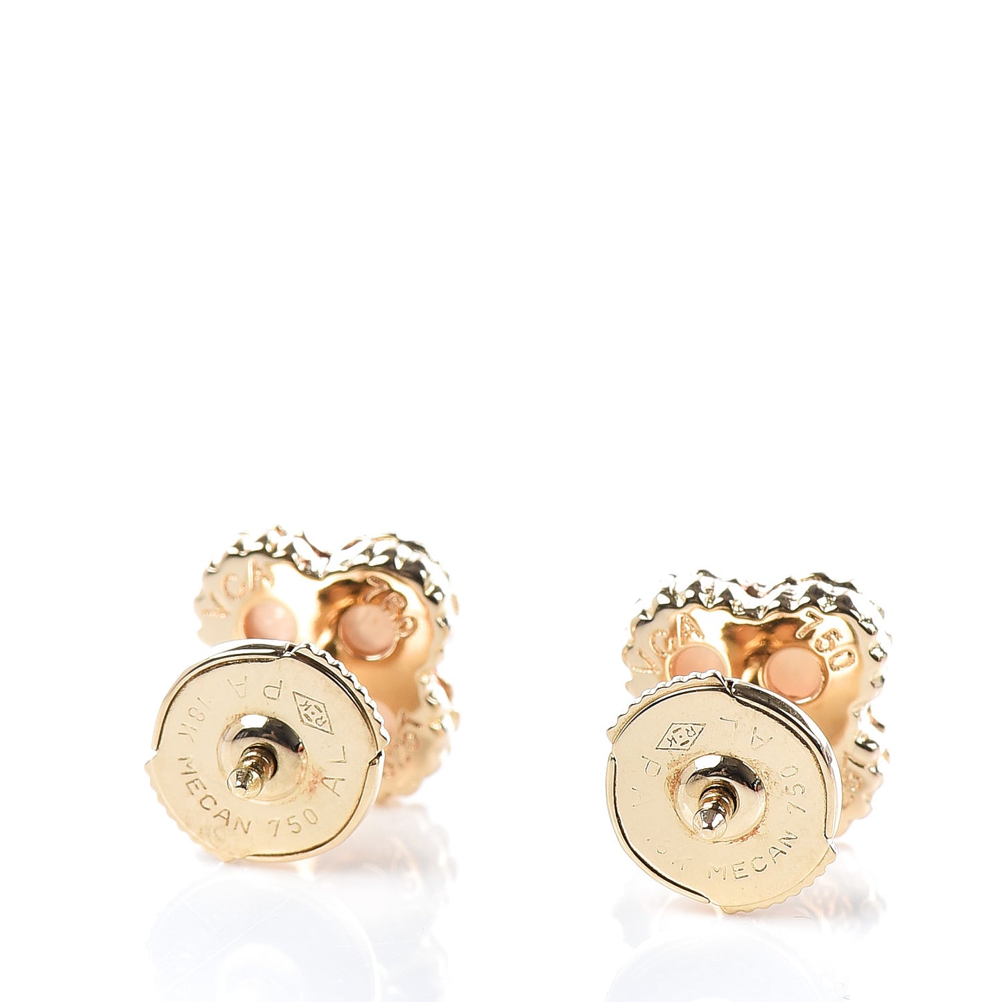 18K Yellow Gold Mother of Pearl Sweet Alhambra Earrings