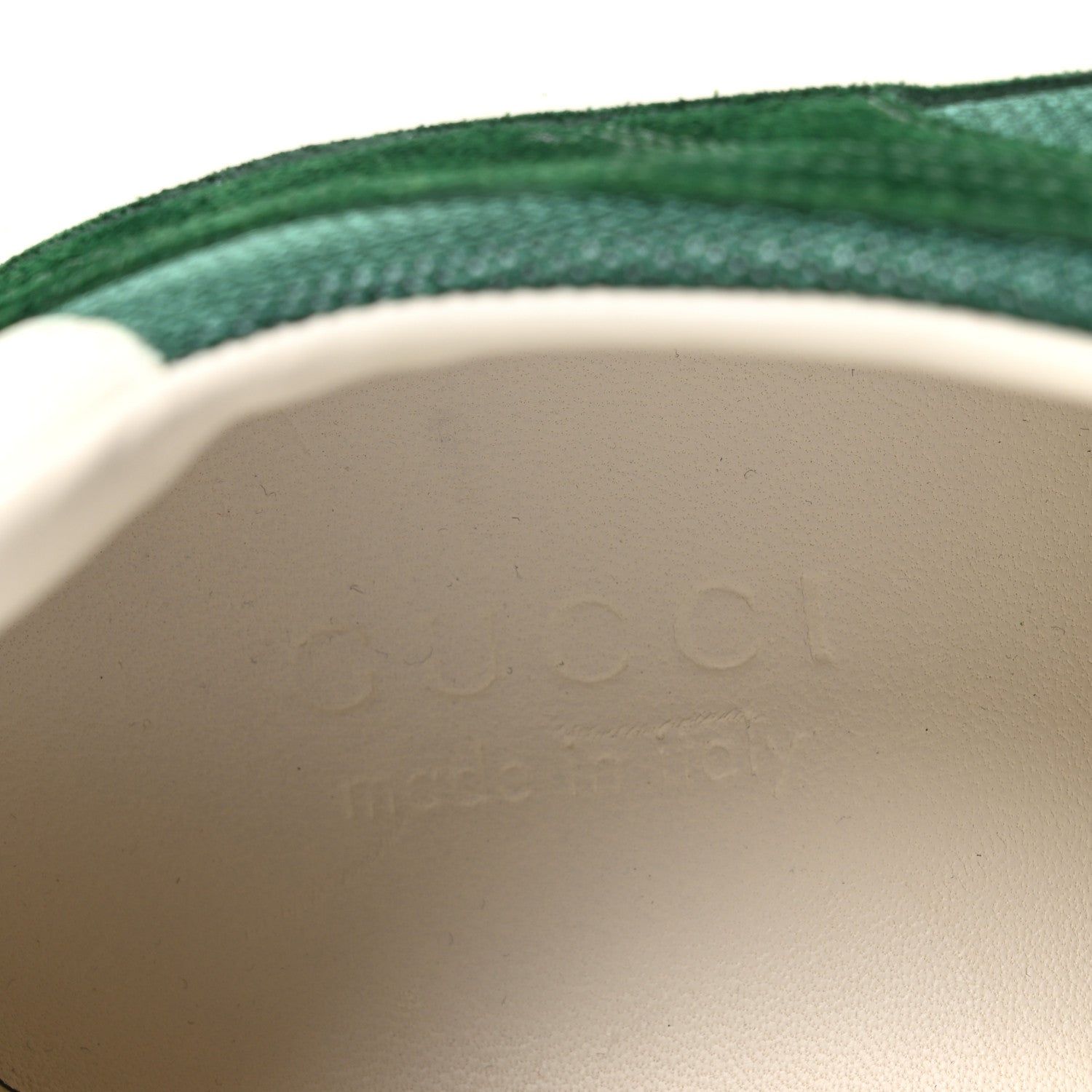 Gucci Suede Nylon Mens G75 Sneaker 9 Green 8 of 10