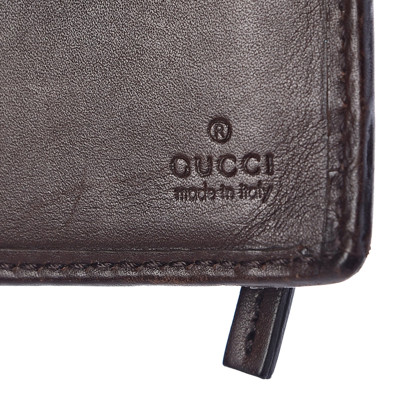 Monogram Calfskin Ladies Web Continental Wallet Beige Ebony Cocoa