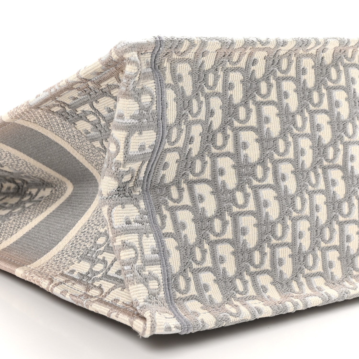 Christian Dior Oblique Medium Book Tote Grey 9 of 10