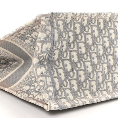 Christian Dior Oblique Medium Book Tote Grey 9 of 10