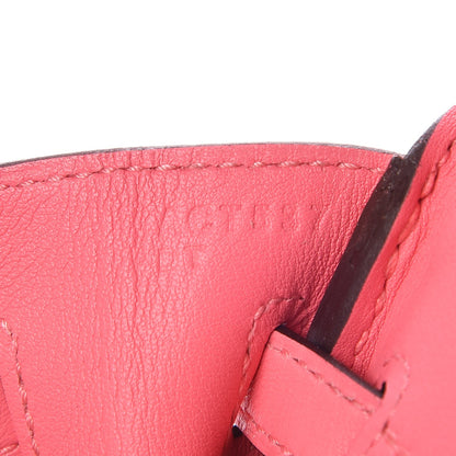 Hermes Swift Birkin 25 Rose Azalee 7 of 8
