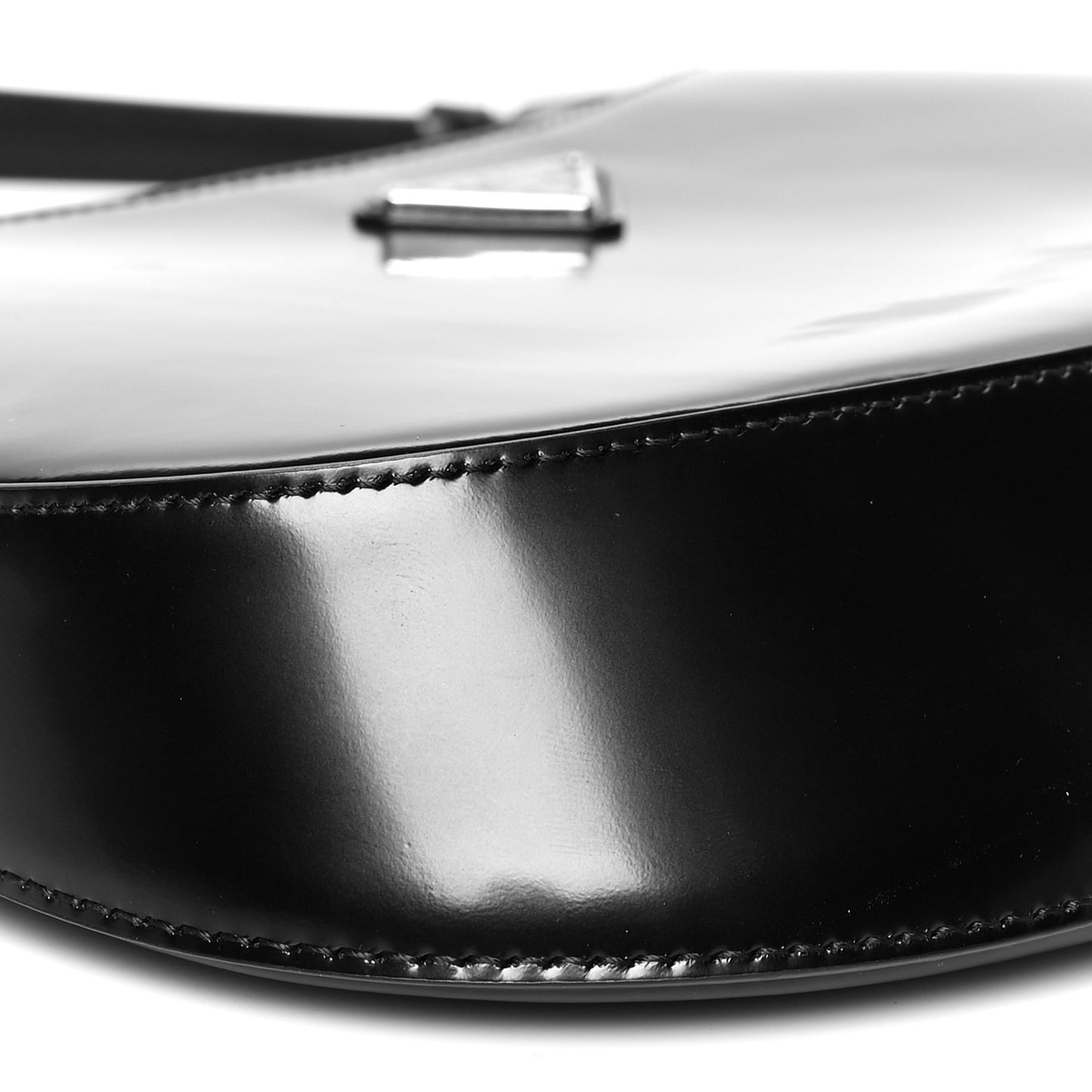Spazzolato Cleo Shoulder Bag Black