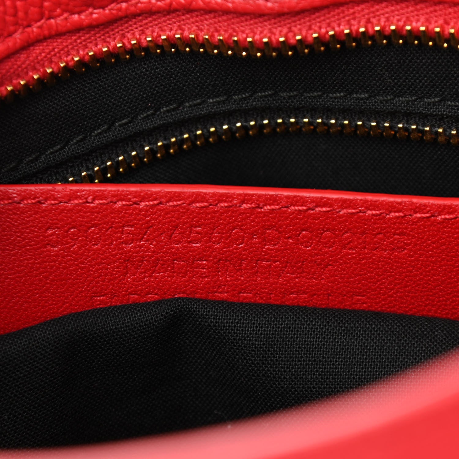 Balenciaga Chevre Gold Metallic Edge Hardware City Rouge Grenade 7 of 10